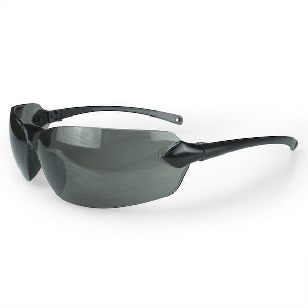 Radians Balsamo, Safety Glasses, Anti-Fog & Anti-Scratch, Smoke Lens, Smoke Frame, Frameless, 1 PR BAL1-21 - main